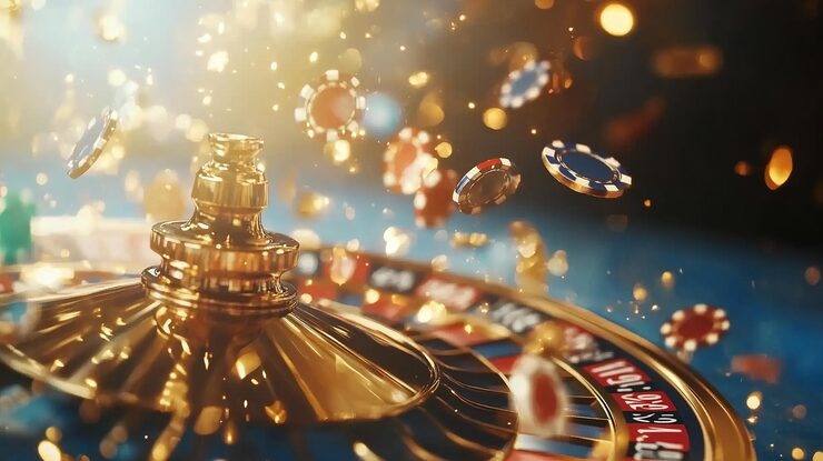 Dice Game interface showing roll animation and bet confirmation